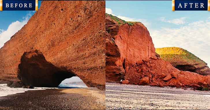 Legzira Beach Sidi Ifni Maroko 20 popular tourist locations under threat that are dying 