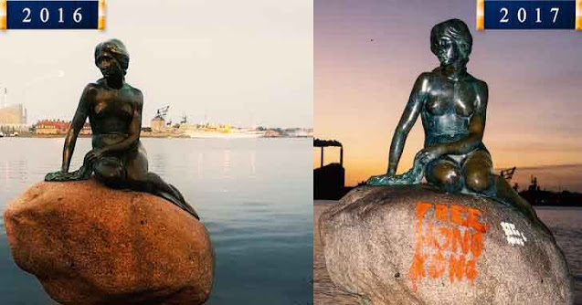 The Little Mermaid Copenhagen 20 popular tourist locations under threat that are dying 