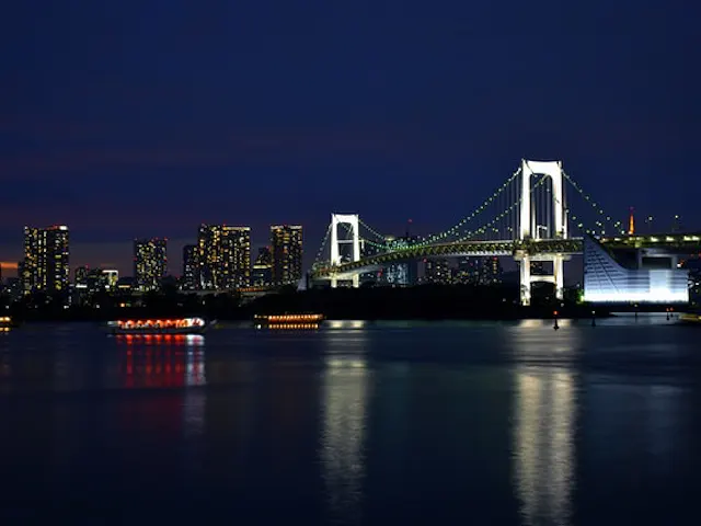 Rainbow Bridge Tokyo travel to japan for olympics 2021 top tourist destinations in tokyo celebrate the olympic spirit arvinovoyage